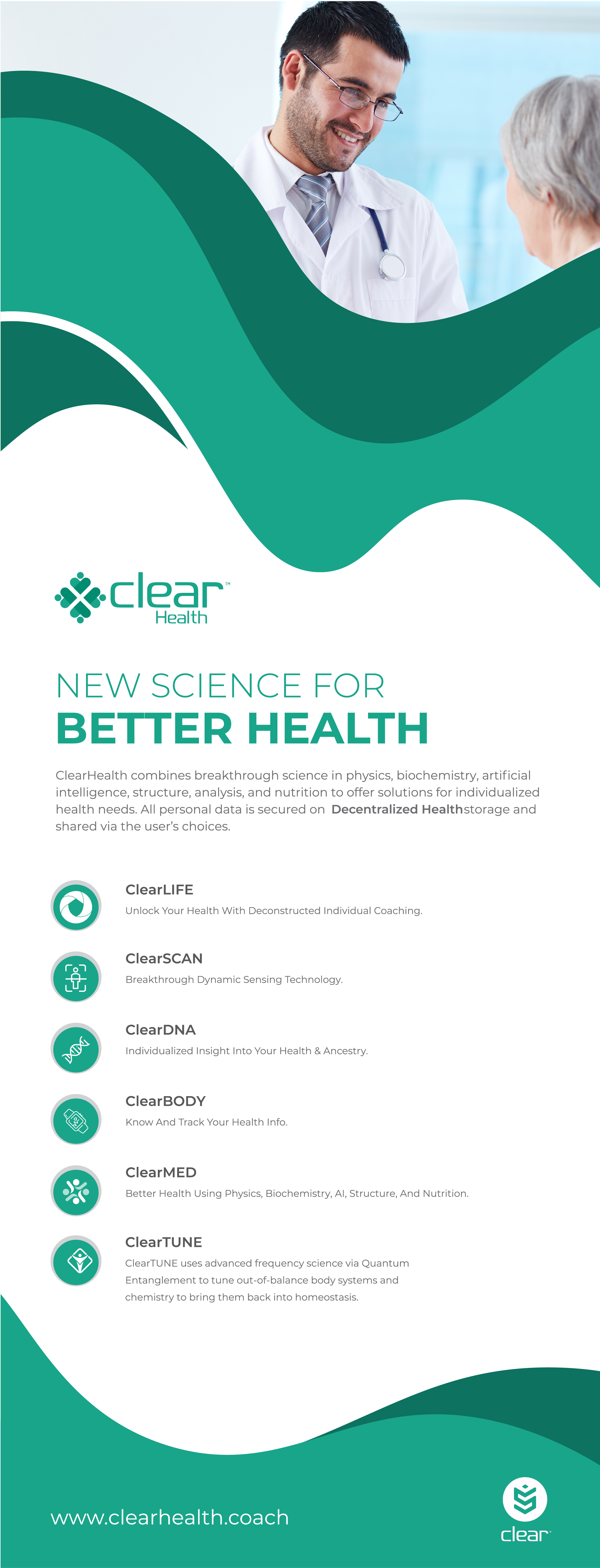 ClearCenter logo finalizing
